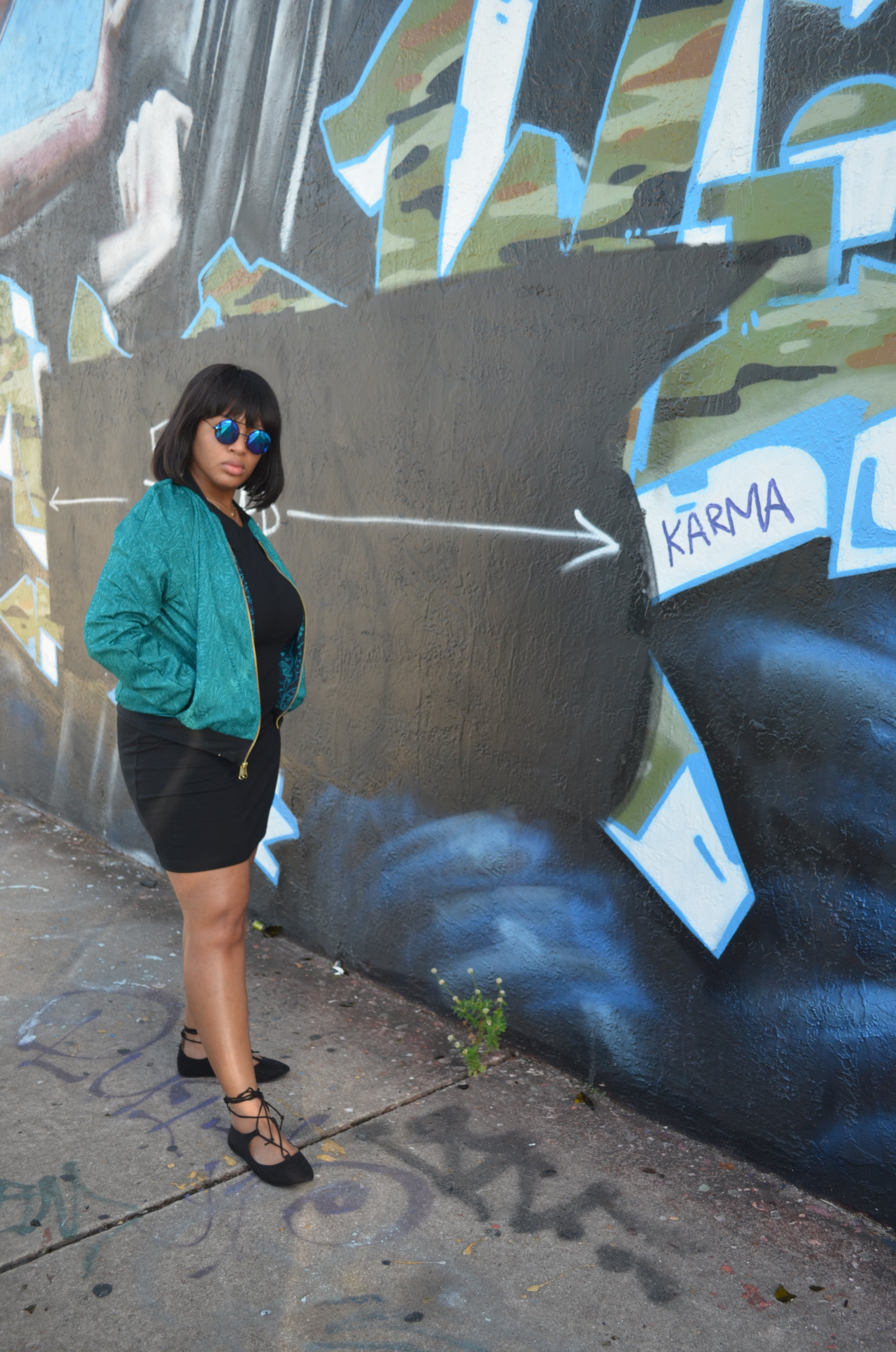 Silk Double Sided Bomber Jacket