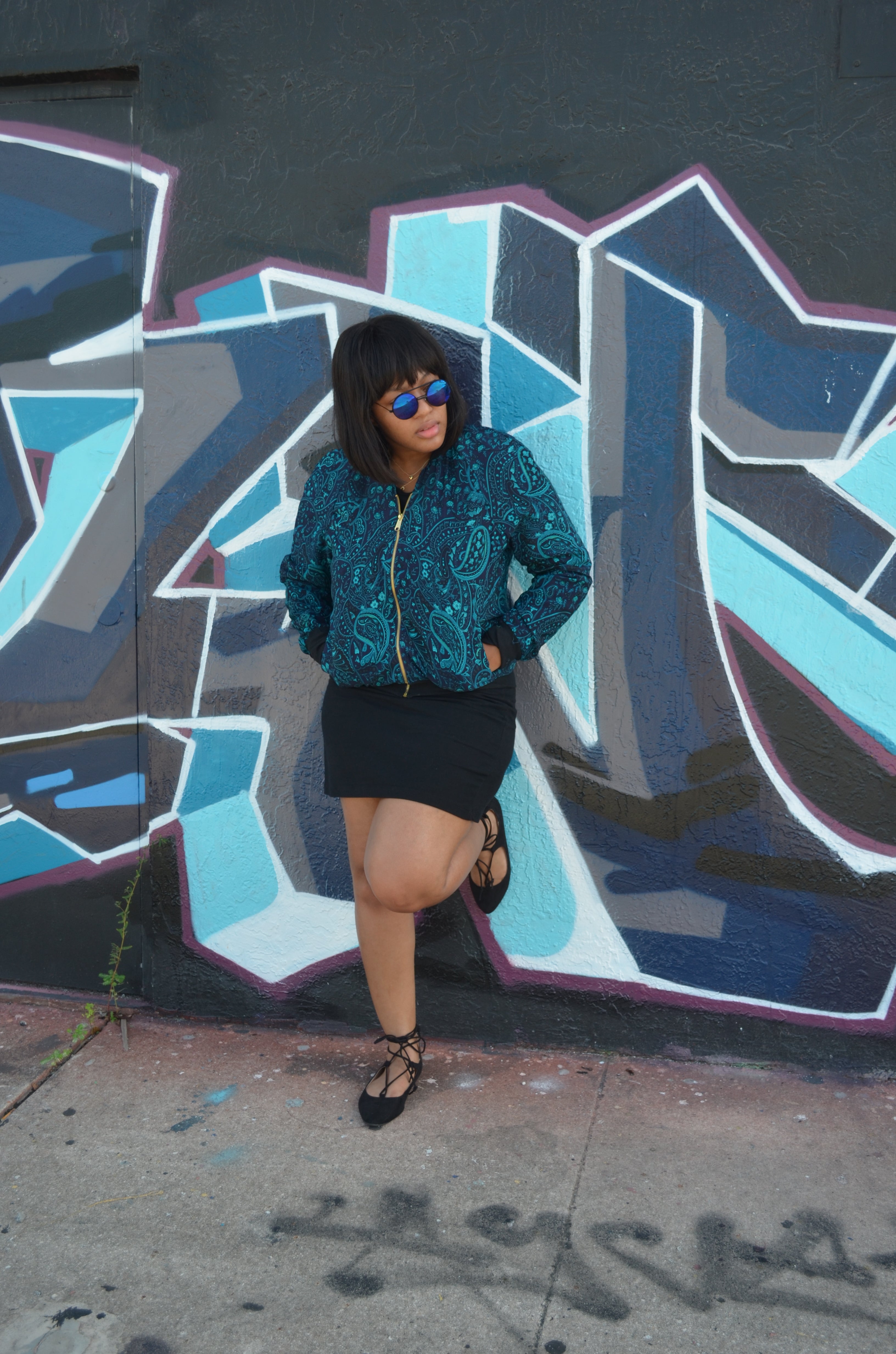 Silk Double Sided Bomber Jacket