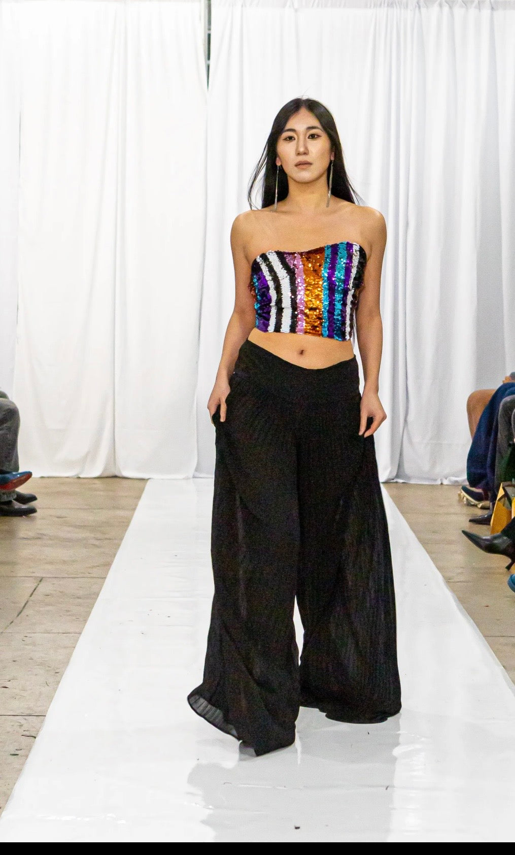 The Alexia Sequin Corset Top