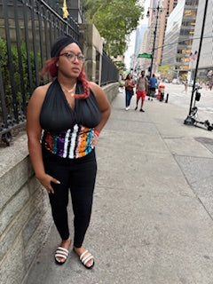 Midnight Halter Corset Top