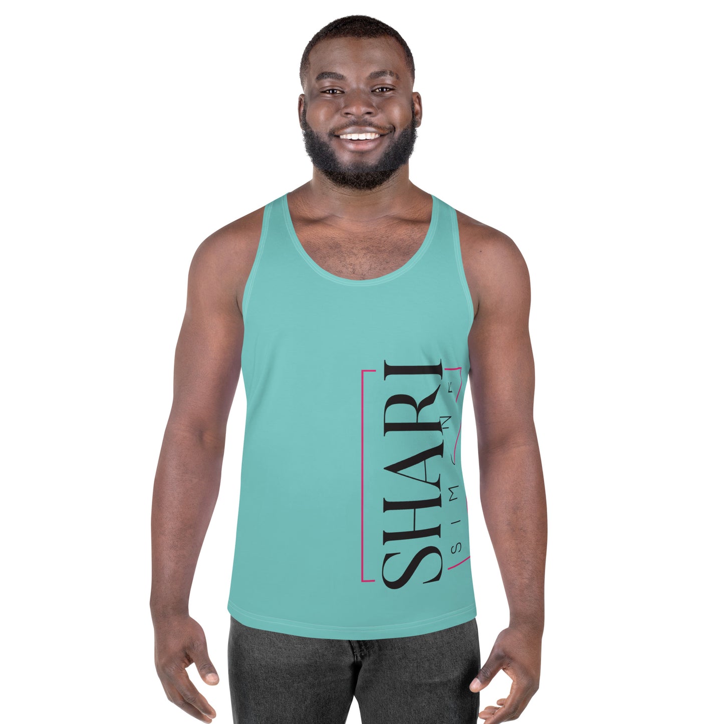 Men's  Ocean Drive Green  Tank Top