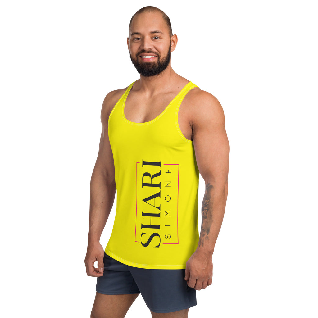 Men's Yellow Tank Top