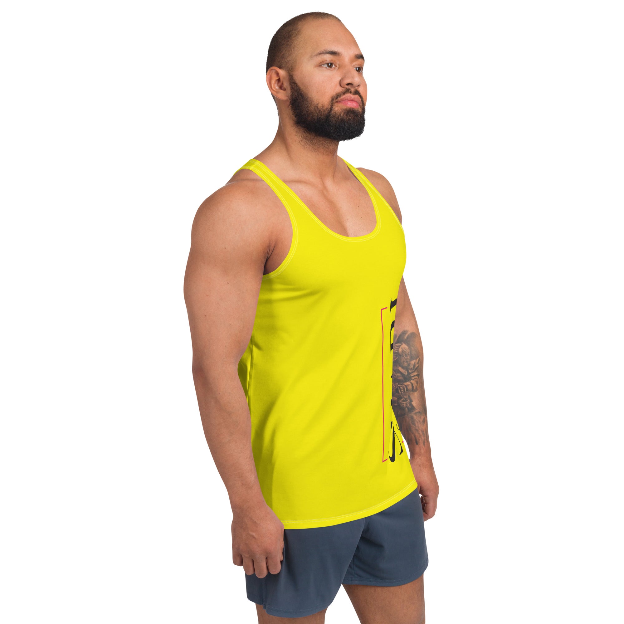 Men's Yellow Tank Top