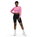 Women's  Deco Dr Pink  long-sleeve crop top