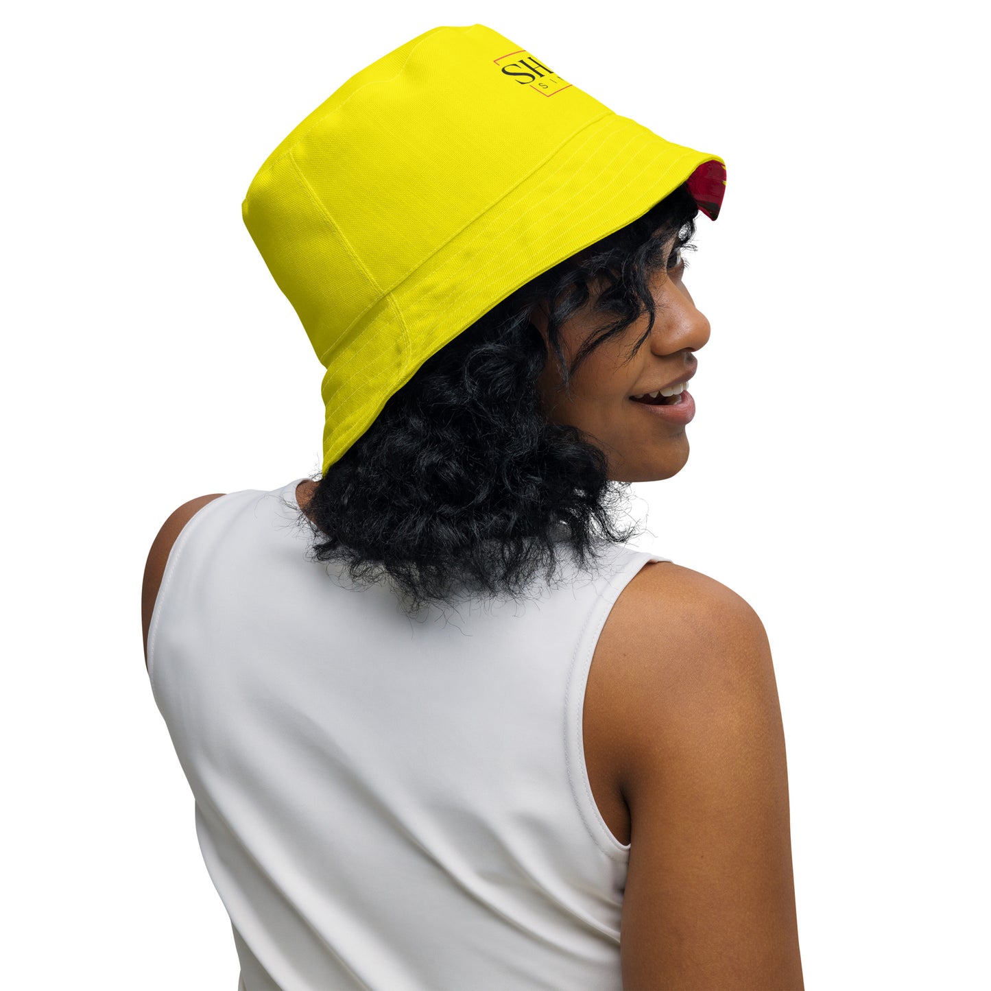 Hibiscus Me Crazy Reversible bucket hat