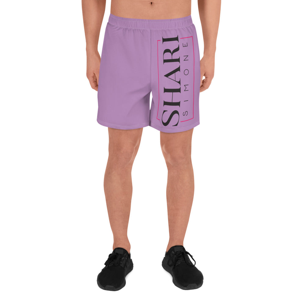 Men's Lincoln Road Lavender Athletic Long Shorts