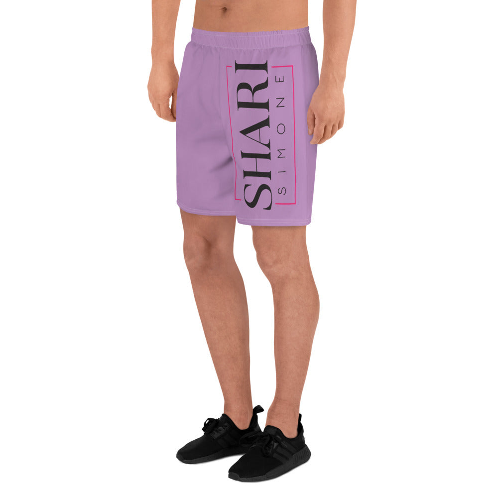 Men's Lincoln Road Lavender Athletic Long Shorts