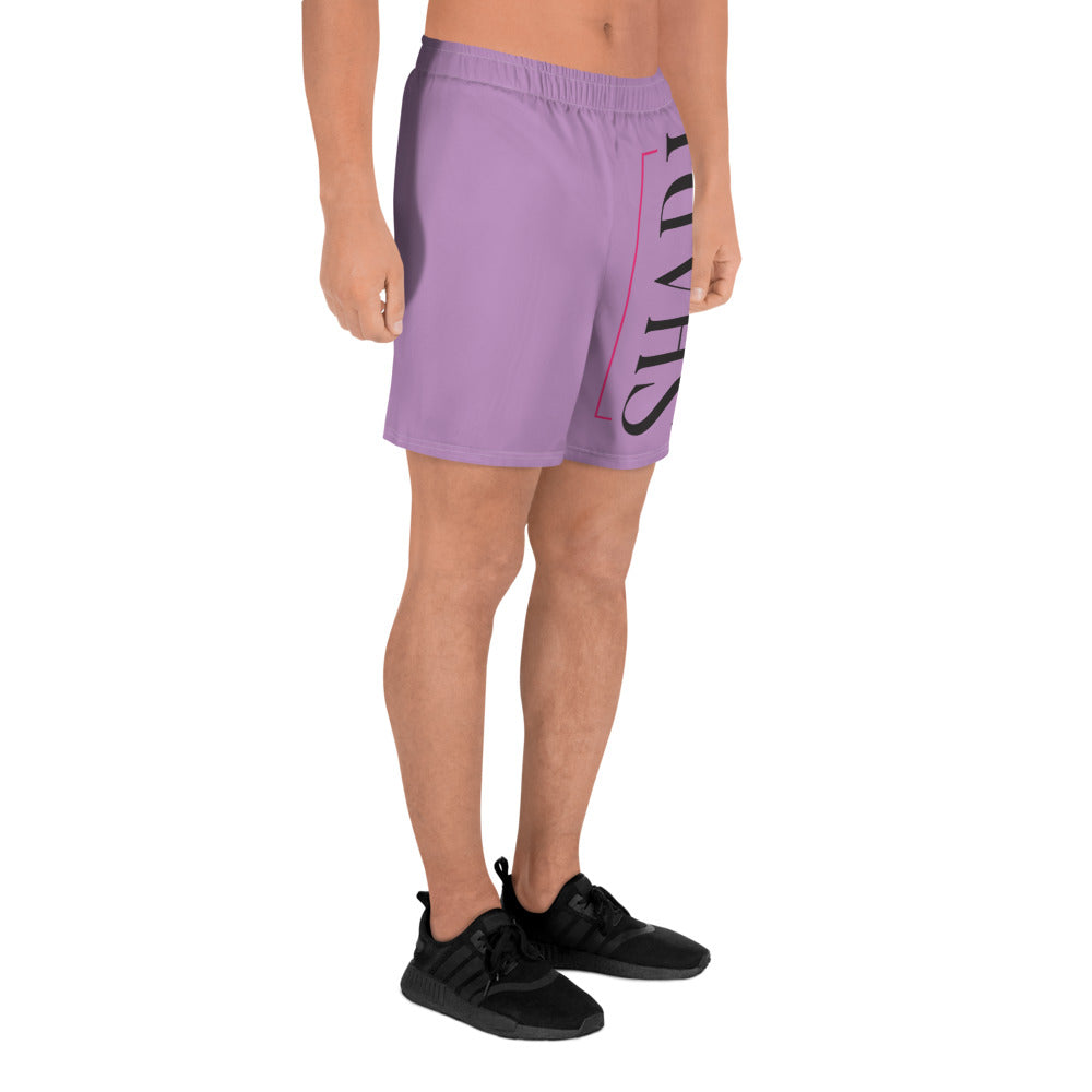 Men's Lincoln Road Lavender Athletic Long Shorts