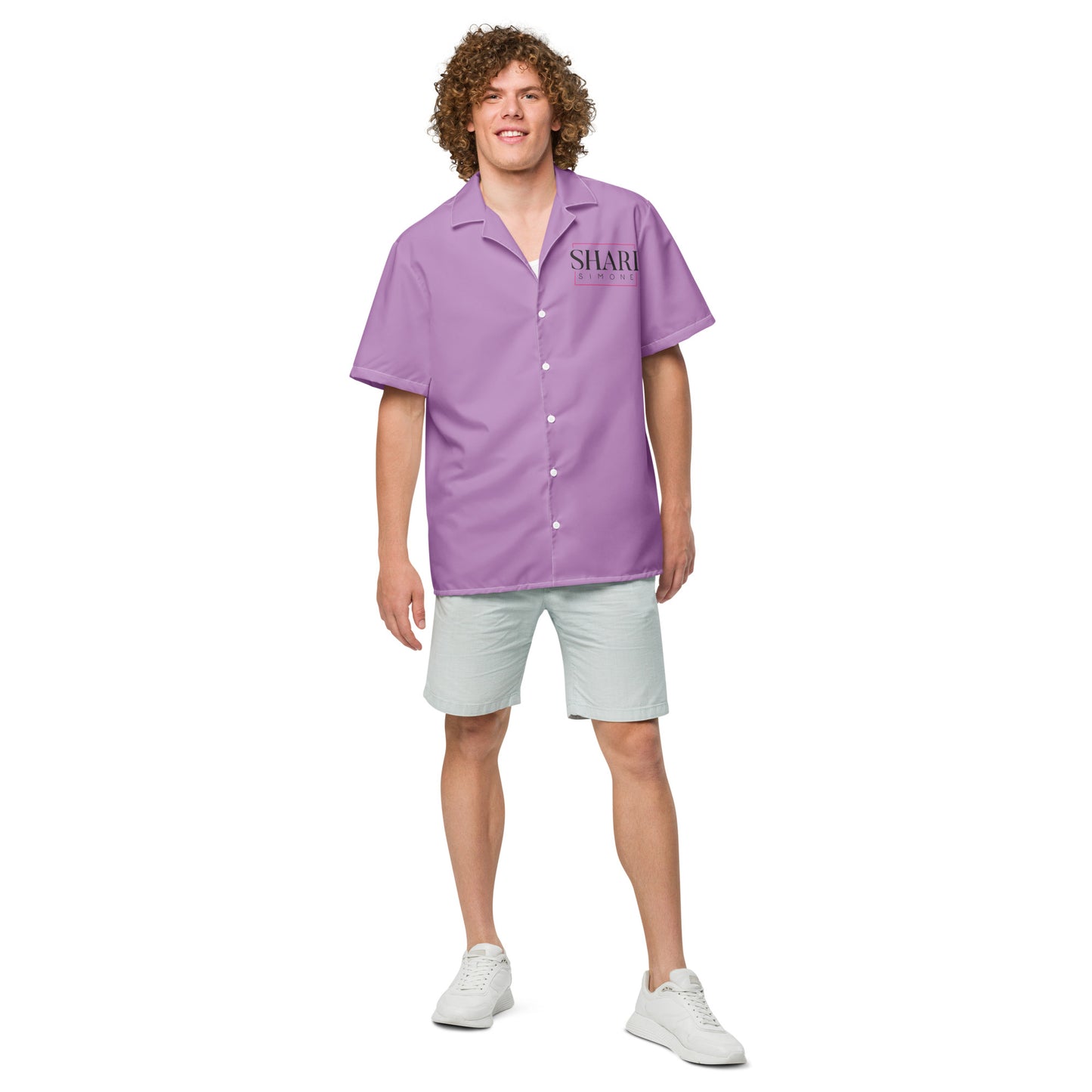 Men's Lincoln Rd Lavender button shirt