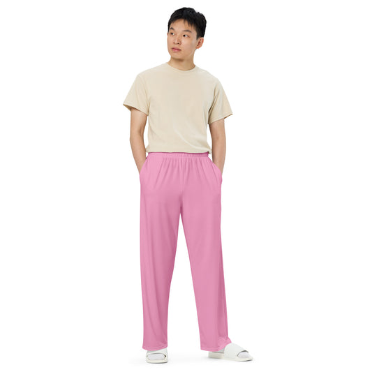 Men's Deco Drive Pink wide-leg pants