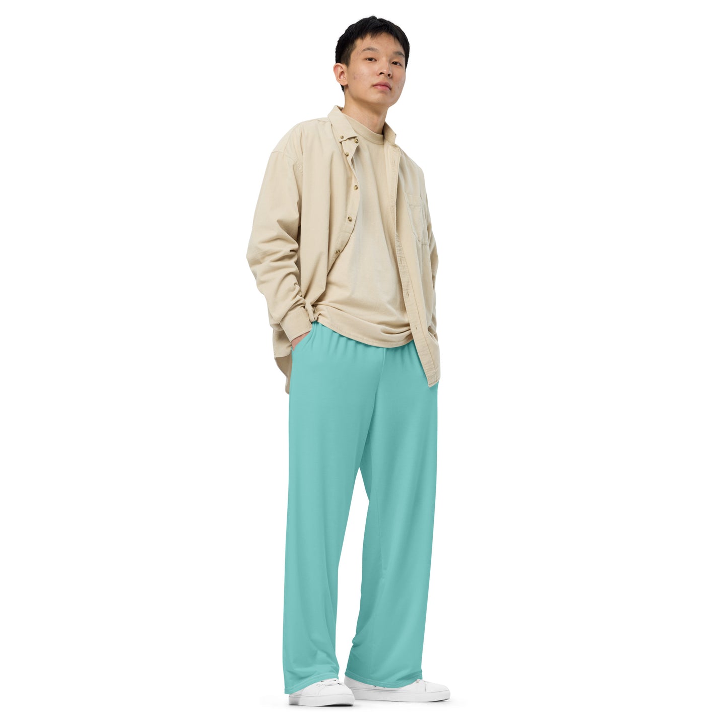 Men's Ocean Drive Green wide-leg pants