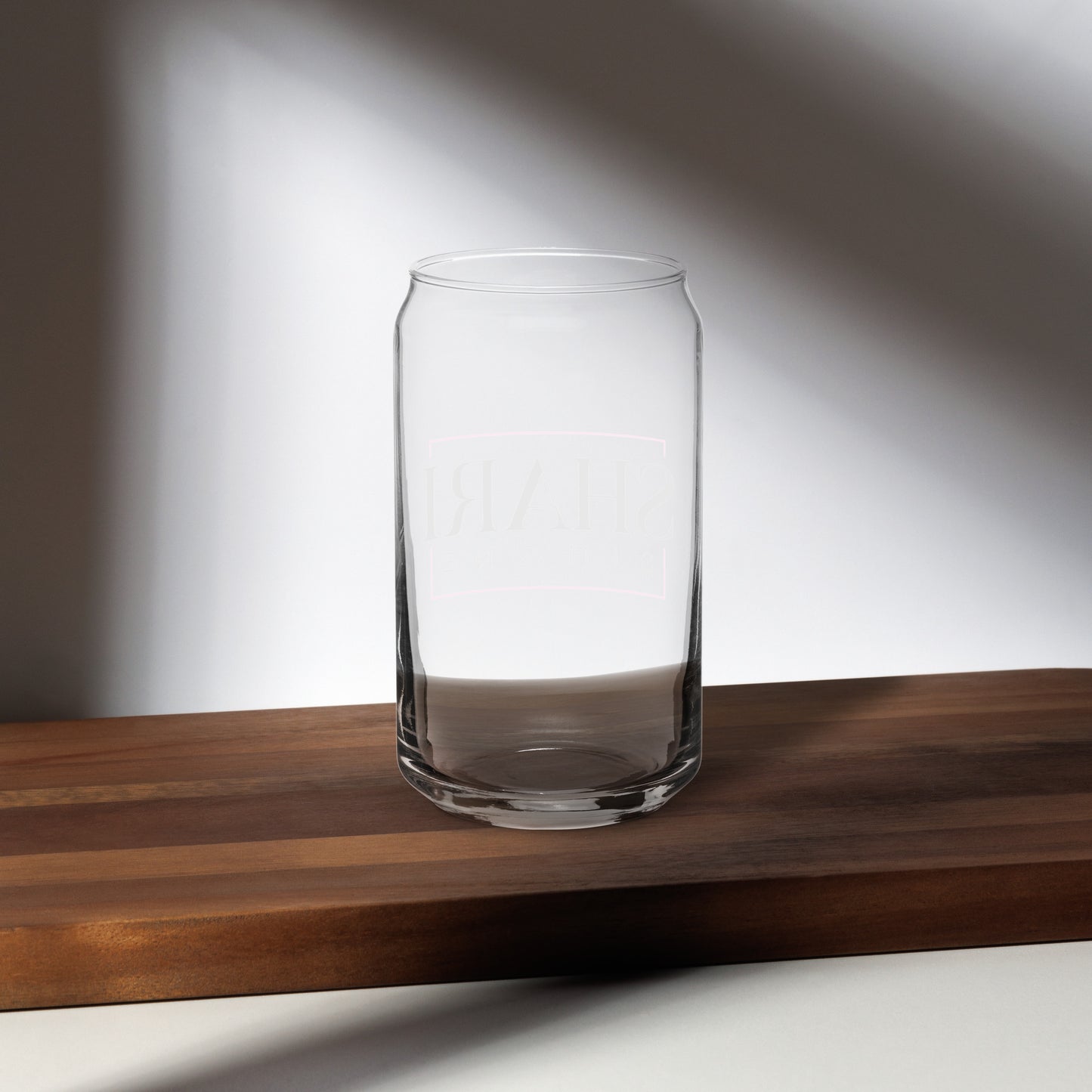 Logo Can-shaped glass