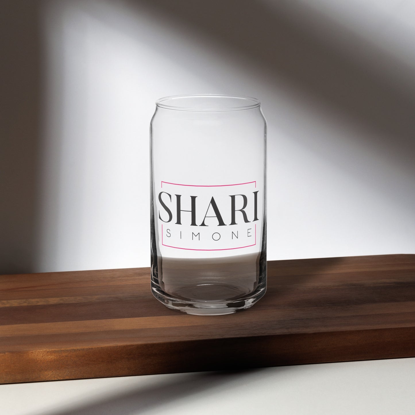 Logo Can-shaped glass