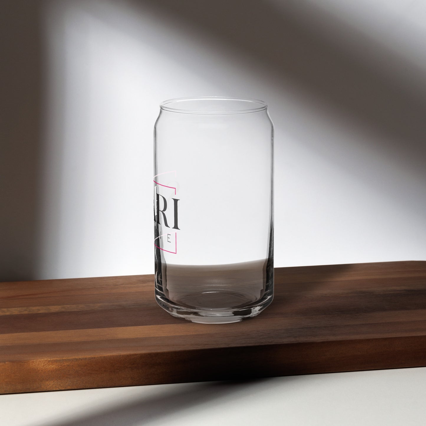 Logo Can-shaped glass