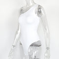 Summer  Sexy Nightclub Women Sleeveless Shoulder Tight Open Casual Bodysuit Bodysuit