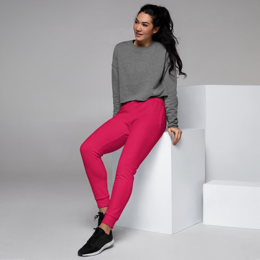 Women's  Hibiscus Pink Joggers