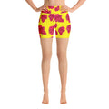 Hibiscus Me Crazy Yoga Shorts