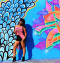 Pink Playful Mesh Tank Top